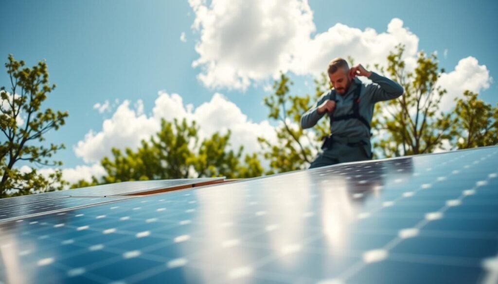 birdfy solar panel installation