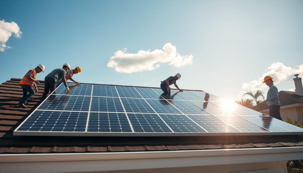 how solar panel installation